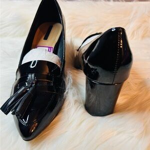 Tahari Black Patent Leather Women's Loafers